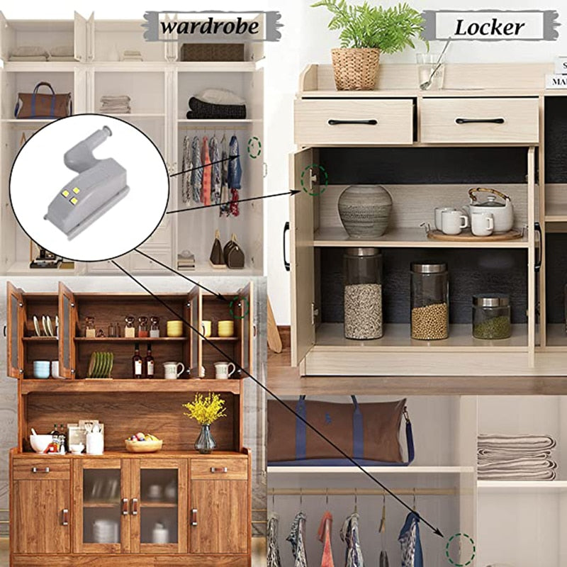 Φωτίστε τις ντουλάπες σας αυτόματα με απλότητα