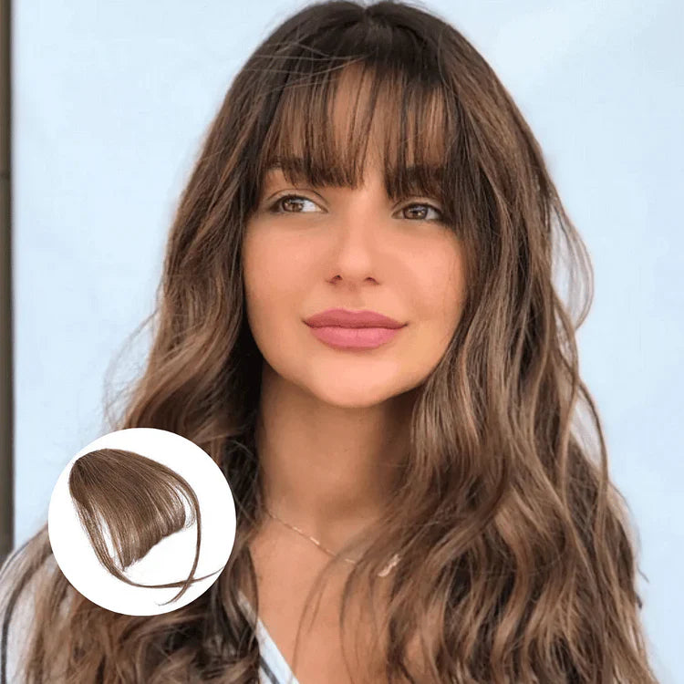 Clip-in fringe for an instantly transformed look 